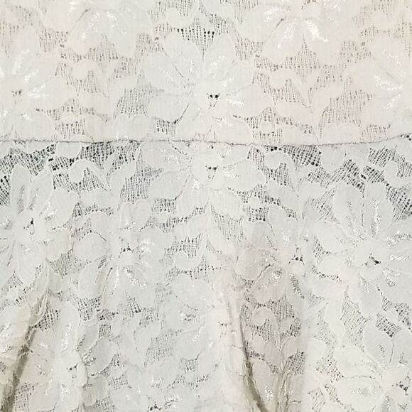 Tea n rose (s) lace 2 ton dress zip back - Picture 5 of 5